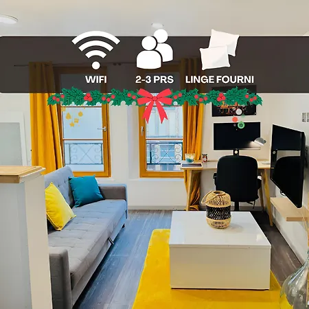Le Chill Office - Cosy - Hypercentre Pieton Apartment Troyes